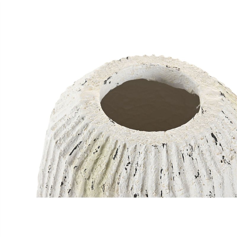 Image secondaire de Vase Home ESPRIT Blanc Magnésium 28,5 x 28,5 x 32,5 cm