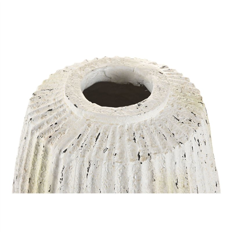 Image secondaire de Vase Home ESPRIT Blanc Magnésium 28 x 28 x 41 cm