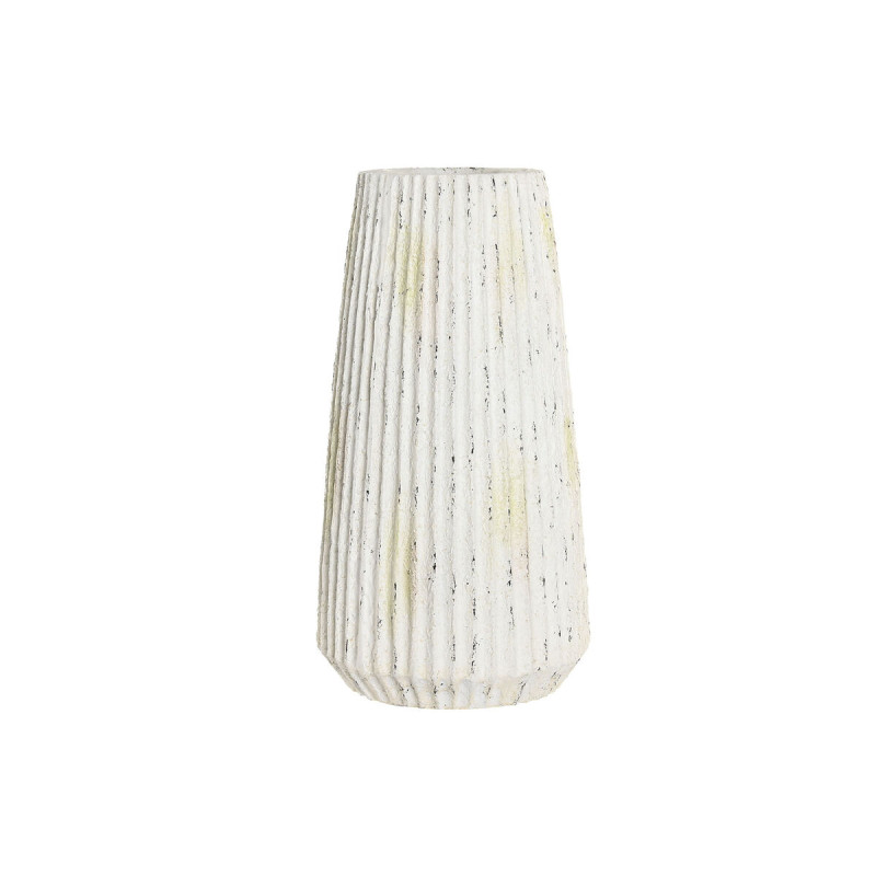 Vase Home ESPRIT Blanc Magnésium 28 x 28 x 53 cm
