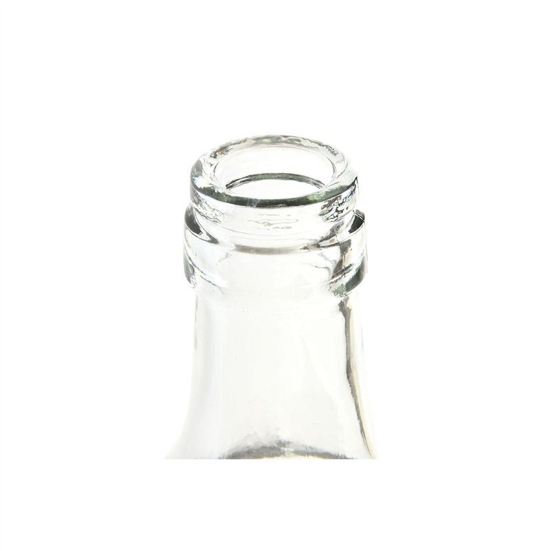 Image secondaire de Vase Home ESPRIT Transparent Marron Clair Verre Naturel 37 x 37 x 55 cm