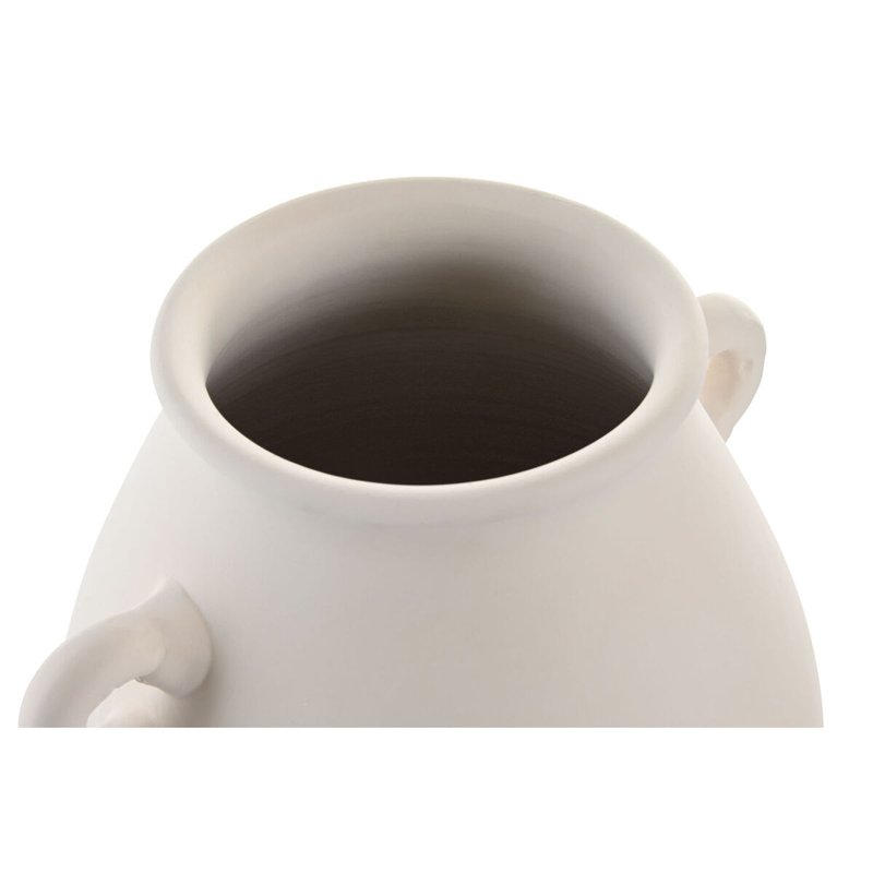 Image secondaire de Vase Home ESPRIT Beige Terre cuite Style artisanal 29 x 25 x 25 cm