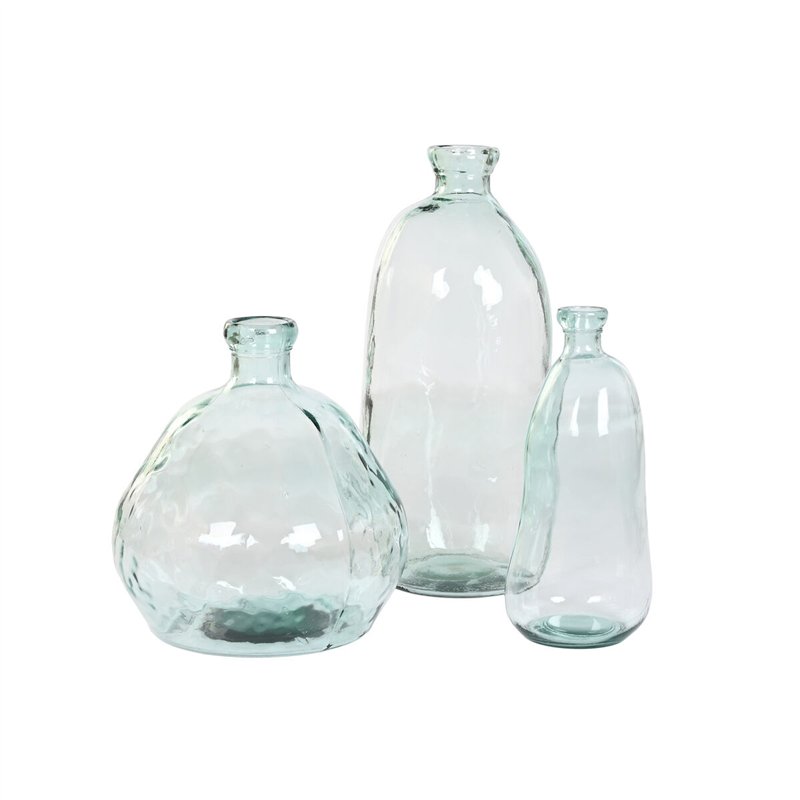 Image secondaire de Vase Home ESPRIT Transparent Cristal recyclé 34 x 34 x 73 cm