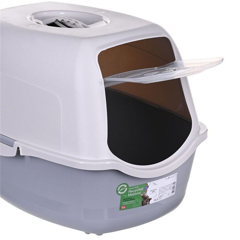 Image secondaire de Bac à litière pour chats Diamentiq 4004508810DIA Blanc Gris Plastique