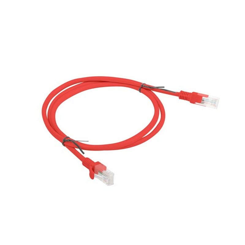 Câble Réseau Rigide UTP 5ème Catégorie Lanberg PCU5-20CC-0100-R Rouge 1 m