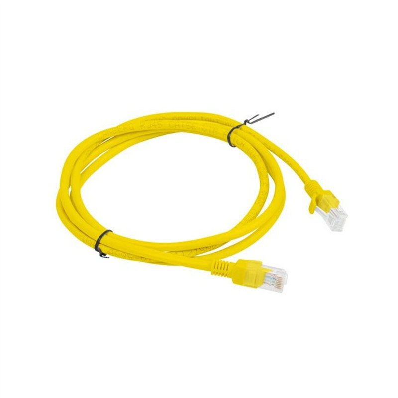 Image secondaire de Câble Réseau Rigide UTP 5ème Catégorie Lanberg PCU5-20CC-0150-Y Jaune 1,5 m