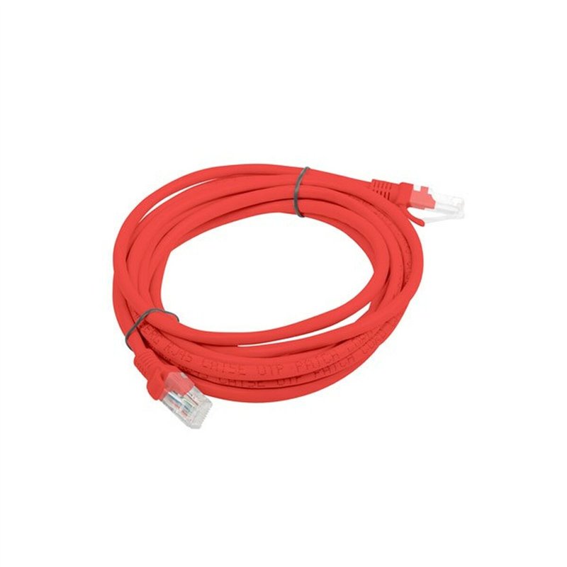 Image secondaire de Câble Réseau Rigide UTP 5ème Catégorie Lanberg PCU5-20CC-0300-R Rouge 3 m