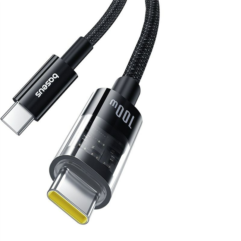 Image secondaire de Câble USB-C vers USB-C Baseus P10373000111-01 Noir 2 m