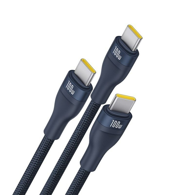 Image secondaire de Câble USB-C vers USB-C Baseus P10377503321-00 Bleu 1,5 m