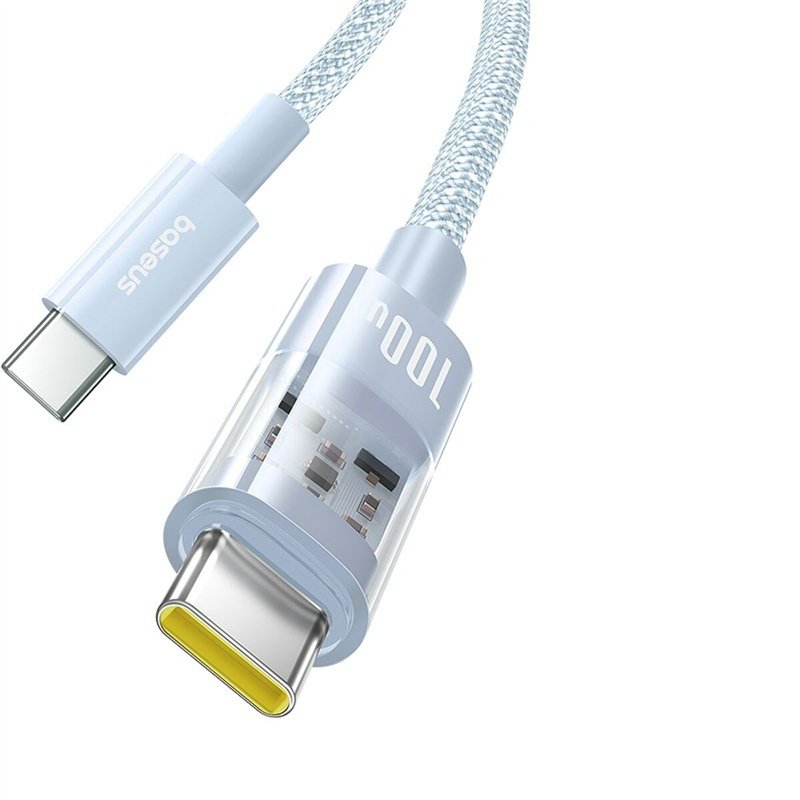 Image secondaire de Câble USB-C vers USB-C Baseus P10373000311-01 Bleu 2 m