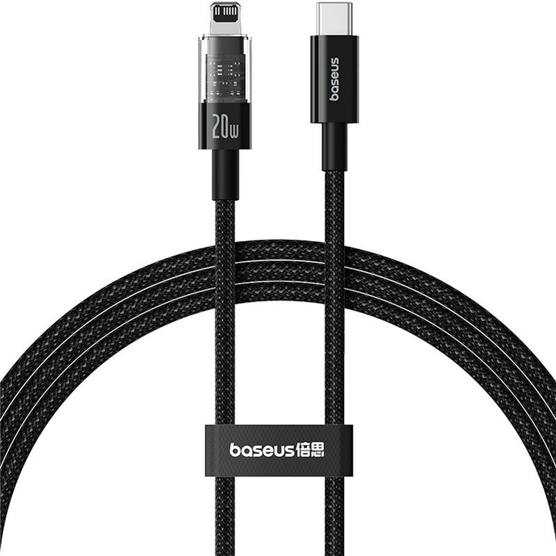 Câble USB-C vers Lightning Baseus P10373001111-00 Noir 1 m