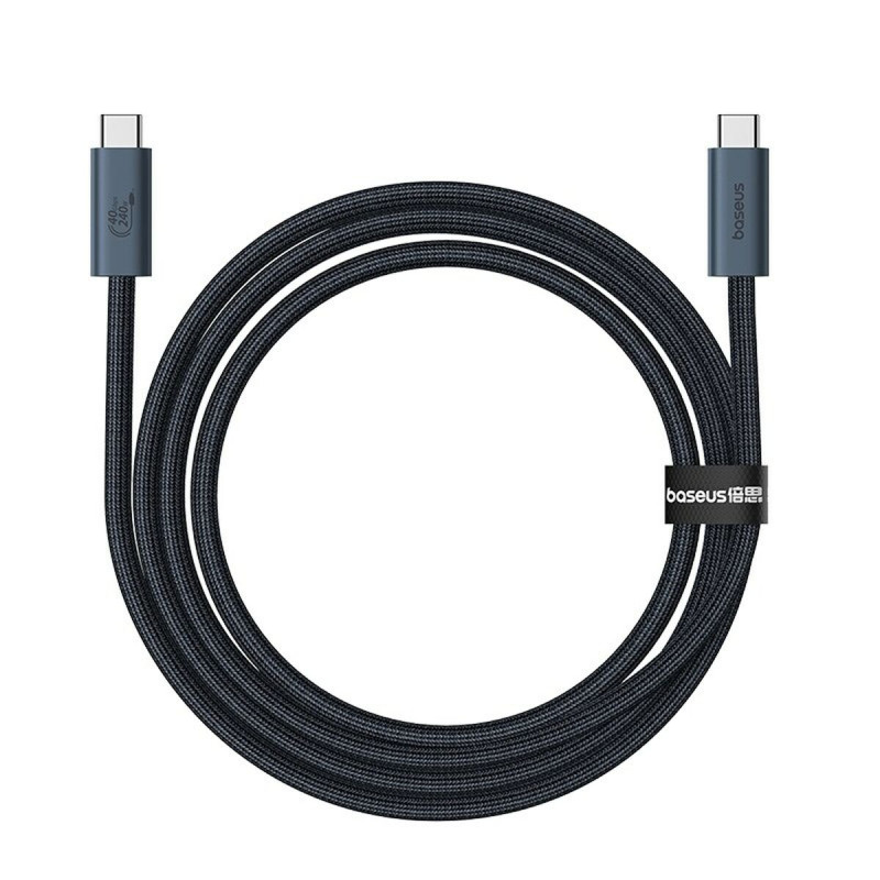 Image secondaire de Câble USB-C vers USB-C Baseus P10311803111-00 Noir 1 m
