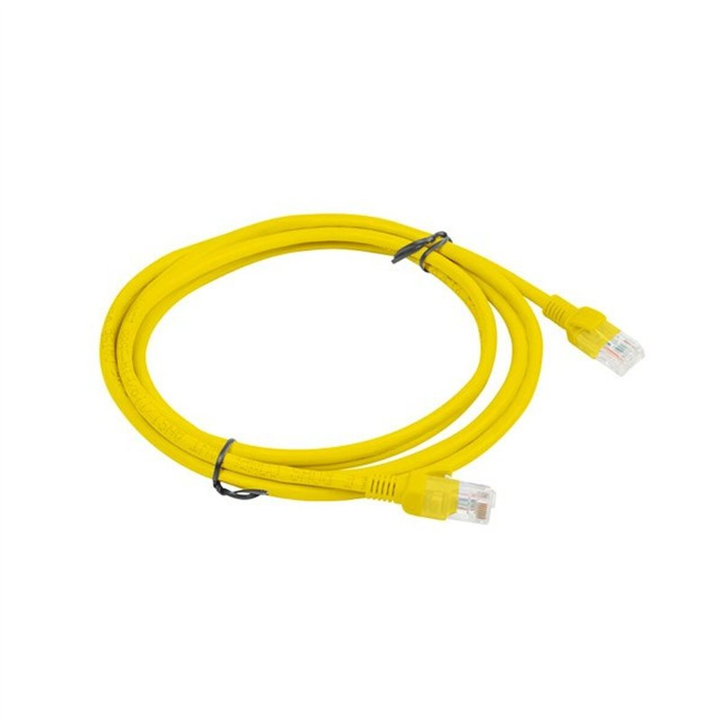 Image secondaire de Câble Réseau Rigide UTP 5ème Catégorie Lanberg PCU5-20CC-0200-Y Jaune 2 m