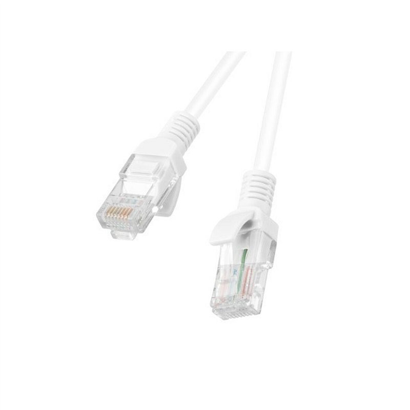 Câble Réseau Rigide UTP 6ème Catégorie Lanberg PCU6-20CC-0200-W Blanc 2 m