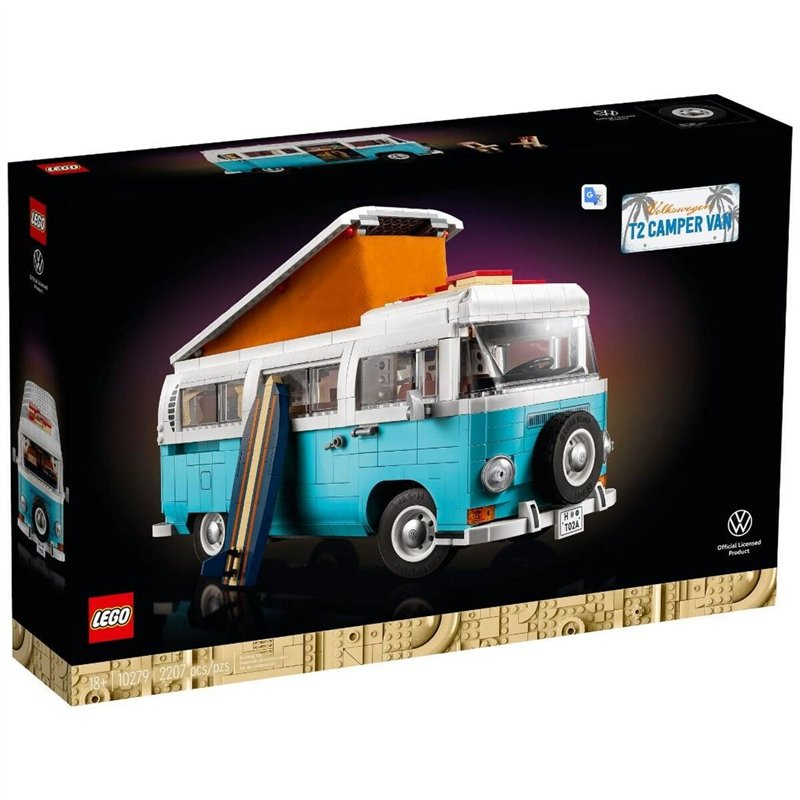 Image secondaire de Set de construction Lego Volkswagen T2 Camper Van 10279 2207 Pièces