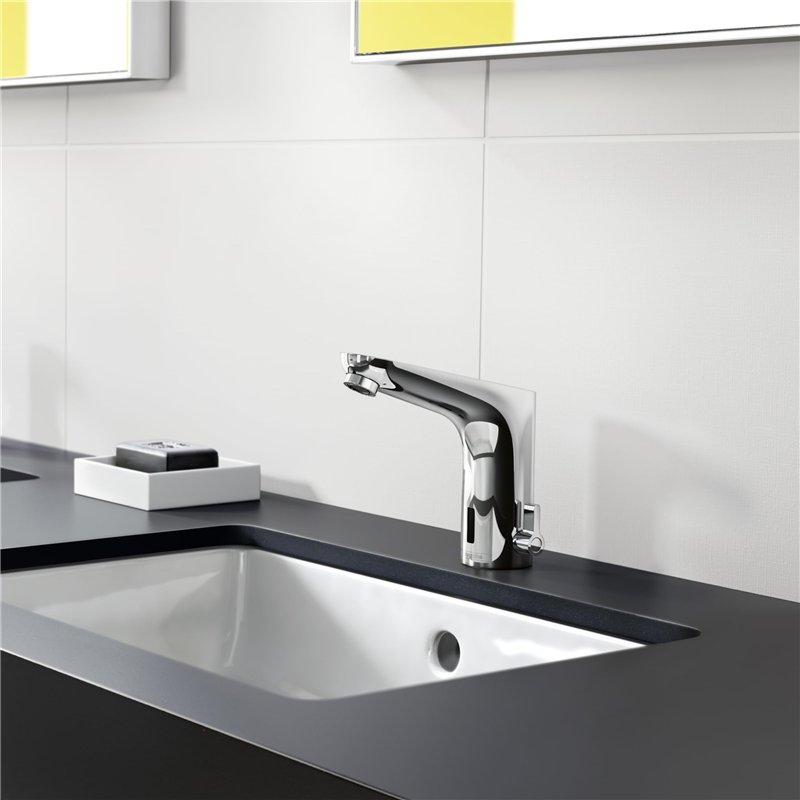 Image secondaire de hansgrohe Focus Mitigeur de lavabo électronique avec manette de réglage de température sur secteur, chromé, 31173000
