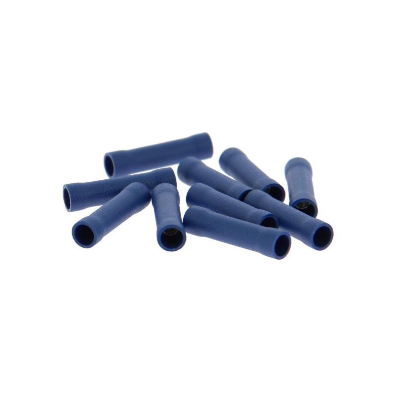 XL Tech 102840 10 connecteurs bout à bout, Bleu, diamètre 4mm
