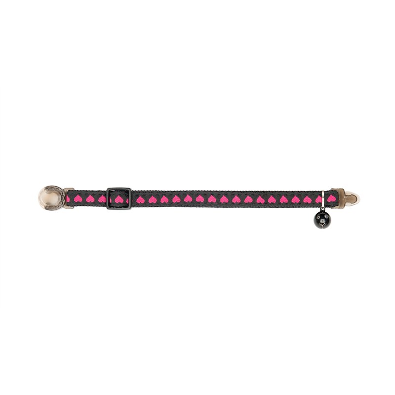 AIME Collier pour chat, Motif Pastel et Rayé, Réglable Tour de cou 20-30cm, Lavable en machine