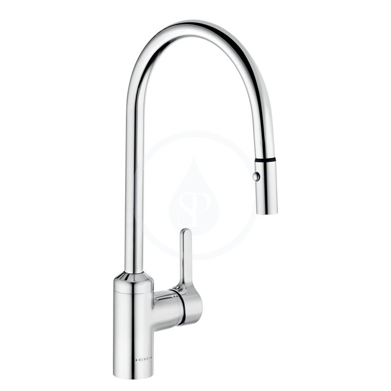 Kludi 428520578 Bingo Star Robinet d'évier de Cuisine, Chrome, 219 mm