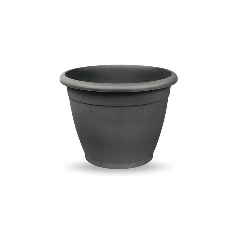 Veca e.25 Naxos Pot de Fleurs Anthracite 18 x 14 cm