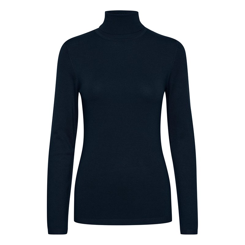 ICHI 103646, Pull Femme, Blau (Total Eclipse 14044), 34 (taille Fabricant: Xs)