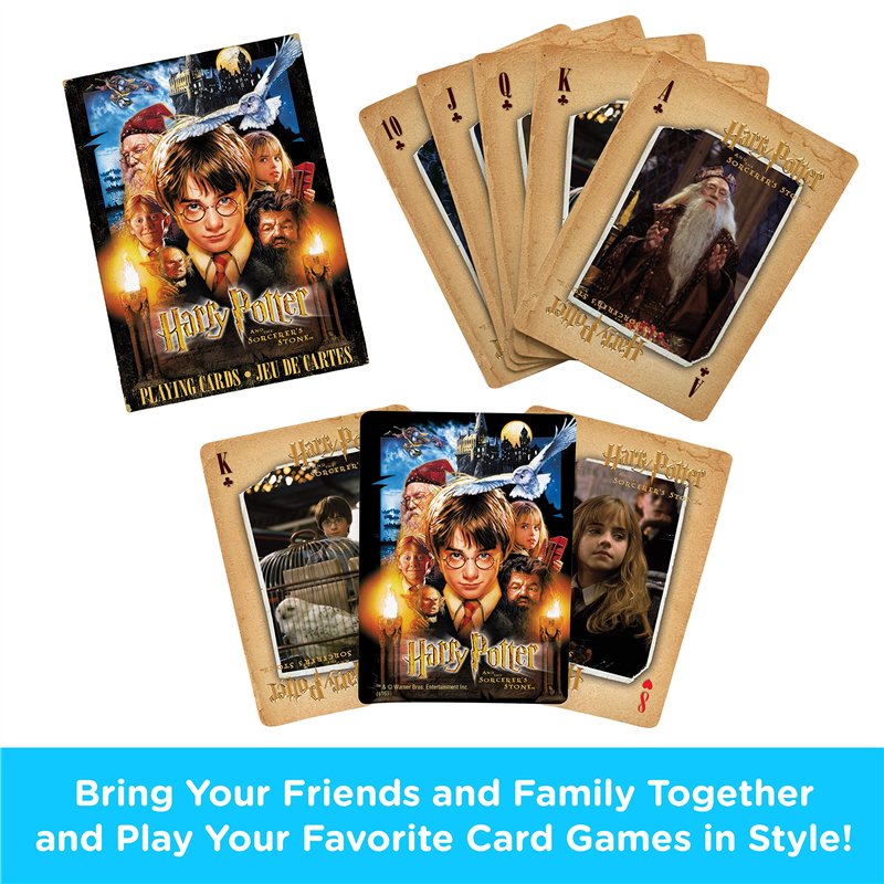 Image secondaire de AQUARIUS Harry Potter 52415 Jeu de Cartes en Pierre du Sorcier Multicolore