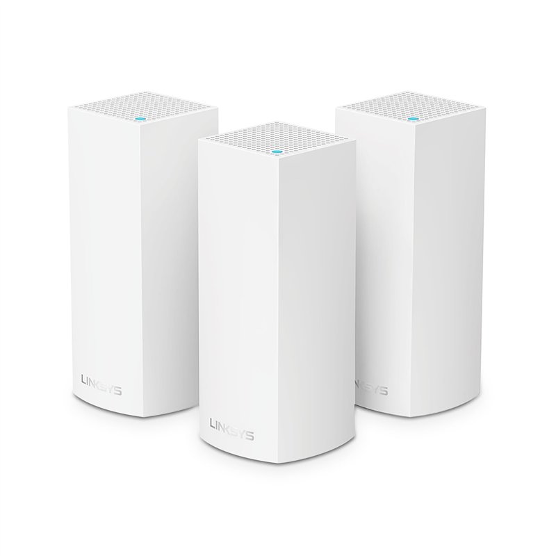 Linksys Système Wi-Fi 5 Mesh Triple Bande Velop Whw0303 Ac2200 (Routeur Wlan, Répéteur Amplificateur de Signal Jusqu&Apos;à 525