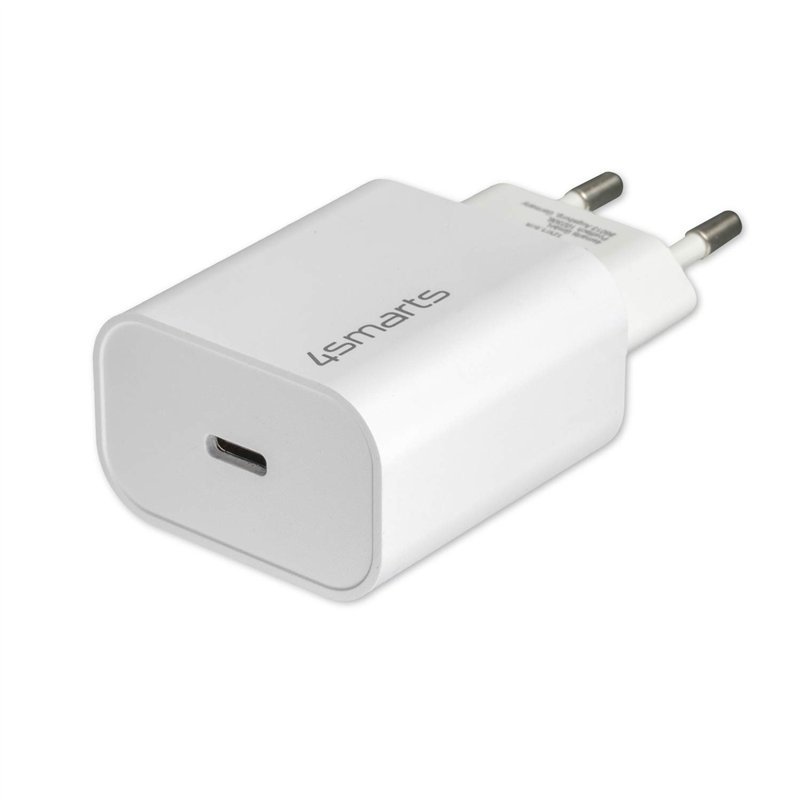 4smarts Chargeur Secteur VoltPlug PD 20W - Adaptateur secteur - Chargeur rapide - USB Type-C - Compatible avec iPhone 11, iPhone