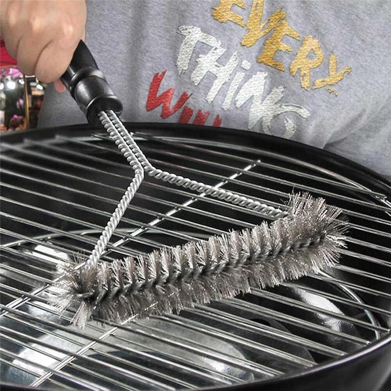 Image secondaire de Fyfjur Brosse pour Gril, Brosse de Nettoyage pour Barbecue, Brosse à Barbecue, Brosse de Barbecue, Barbecue Brosse, 2 in 1 Stain