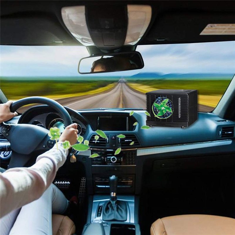 Image secondaire de YueWan Climatiseur de voiture, mini climatiseur portable universel, 24 V, climatiseur de refroidissement à eau, ventilateur de r