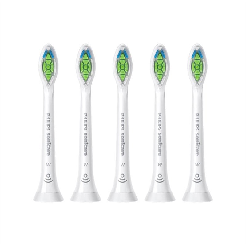 Image secondaire de Philips Sonicare W2 Optimal White Sonic Standard HX6065/10 Lot de 5 têtes de brosse à dents de taille standard, fixation à clic,