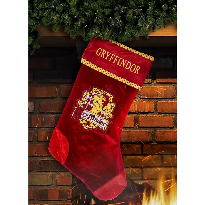 Image secondaire de Merchoid Harry Potter Gryffondor Chaussette de Noël Grande maison de Poudlard Décoration de Noël Pochette cadeau