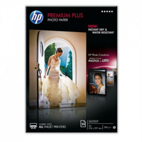 Papier photo HP Premium Plus. brillant. 300 g/m2. A4. 20 feuilles (CR672A) 28,99 €