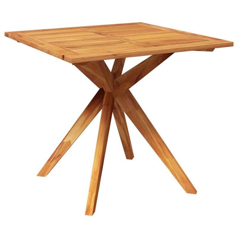 Image secondaire de vidaXL Ensemble de Salle à Manger de Jardin 5 pcs Mobilier à Dîner de Patio Table et Chaises de Repas de Terrasse Extérieur Bois