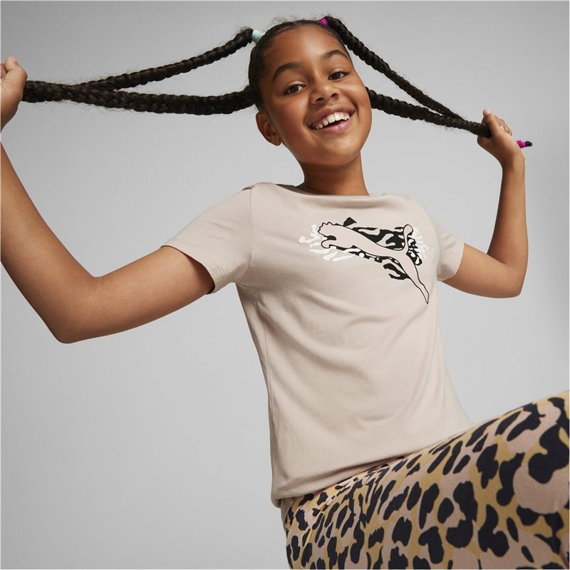 Image secondaire de PUMA Alpha Tee G T-Shirt, Rose Quartz, 14 años Mixte bébé
