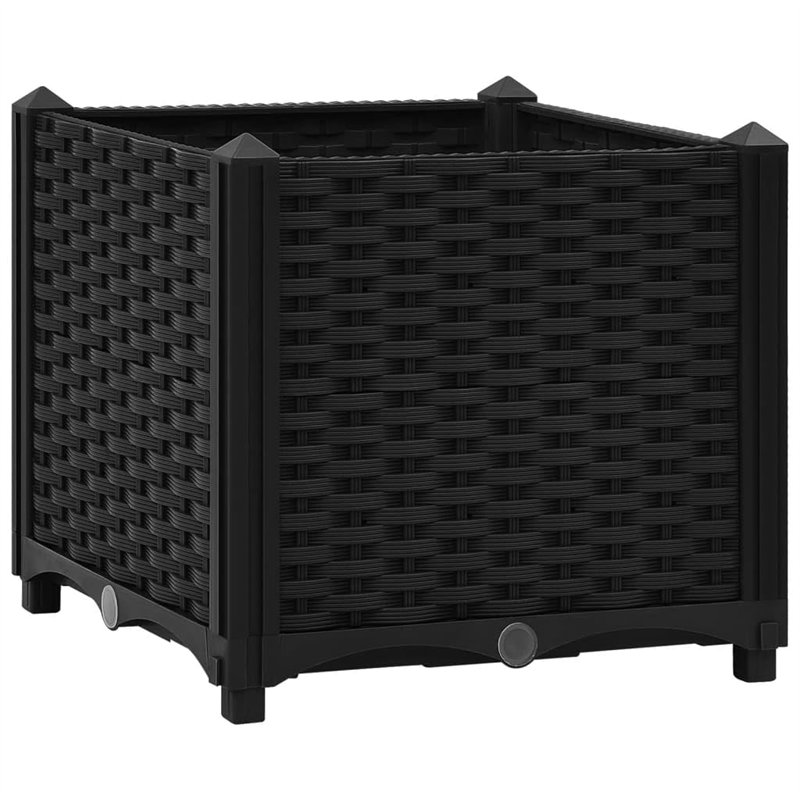 vidaXL Jardinière Surélevée en Polypropylène 39,9 x 39,9 x 38,1 cm