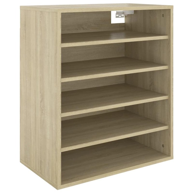 Image secondaire de Armoire à chaussures Chêne sonoma 60x35x70 cm Aggloméré