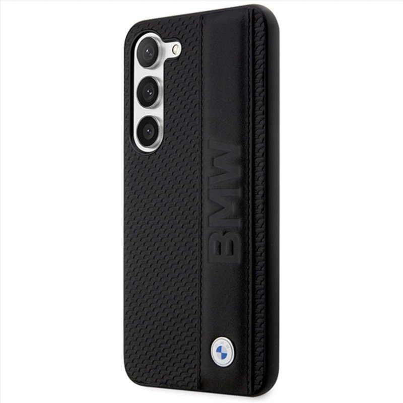 Image secondaire de Coque pour BMW BMHCS23S22RDPK S23 S911 Noir Étui rigide en cuir texturé et rayé