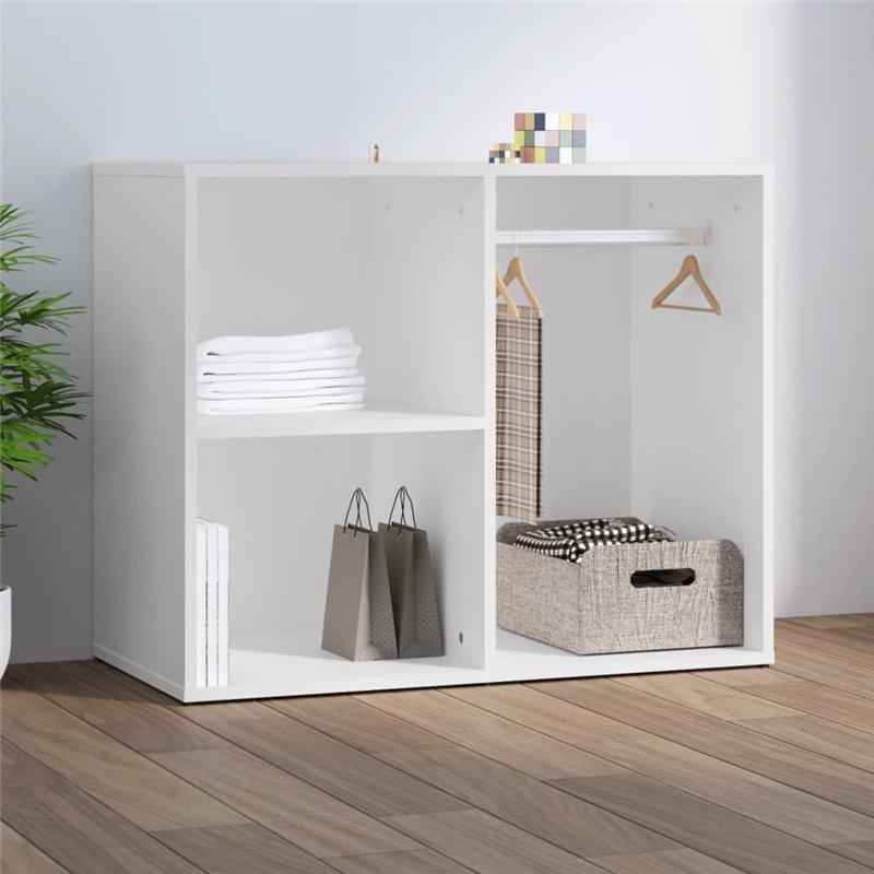 Image secondaire de Armoire de dressing Blanc 80x40x65 cm Bois d'ingénierie