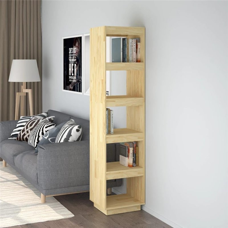 Image secondaire de vidaXL Libreria/Divisorio 40x35x167 cm in Legno Massello di Pino
