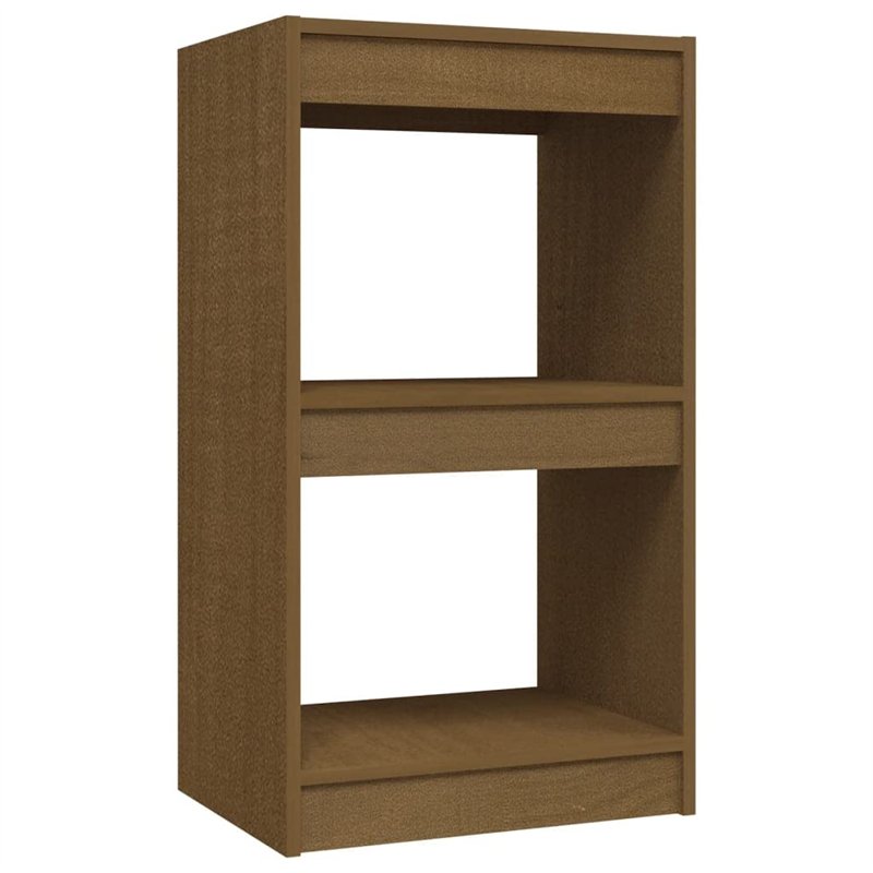 Bibliothèque VidaXL Marron miel 40x30x71,5 cm Bois de pin massif Étagère murale simple Transitionnelle
