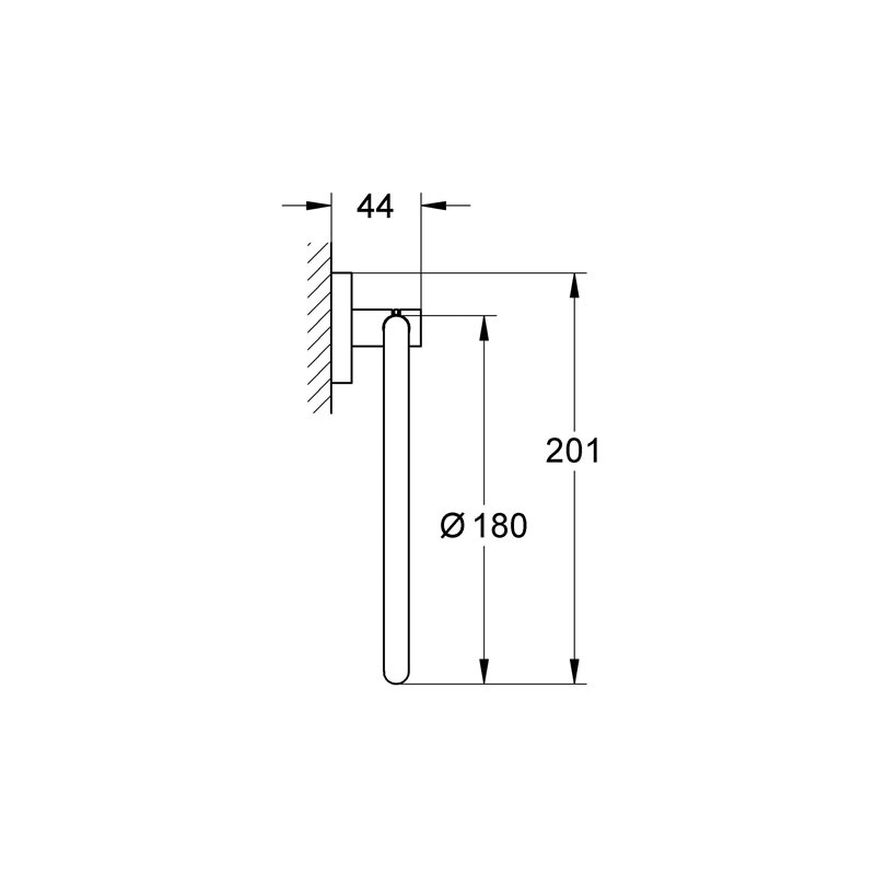 Image secondaire de Kiamami Valentina Porte-serviettes pour bague Essentials GROHE