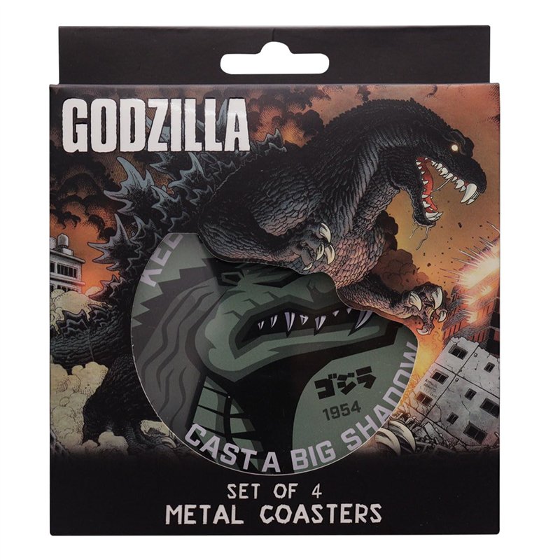 Image secondaire de Godzilla Lot de 4 dessous de verre antidérapants imprimés