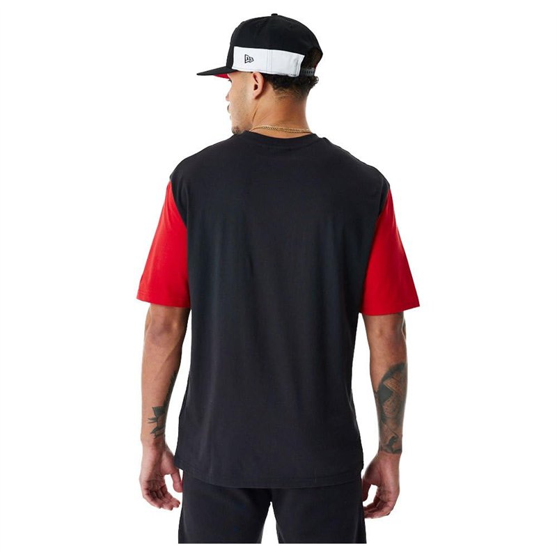 Image secondaire de New Era NBA Colour Insert Chicago Bulls T-Shirt à Manches Courtes pour Homme Noir - Marque EAN : 0197371270405 - Taille M