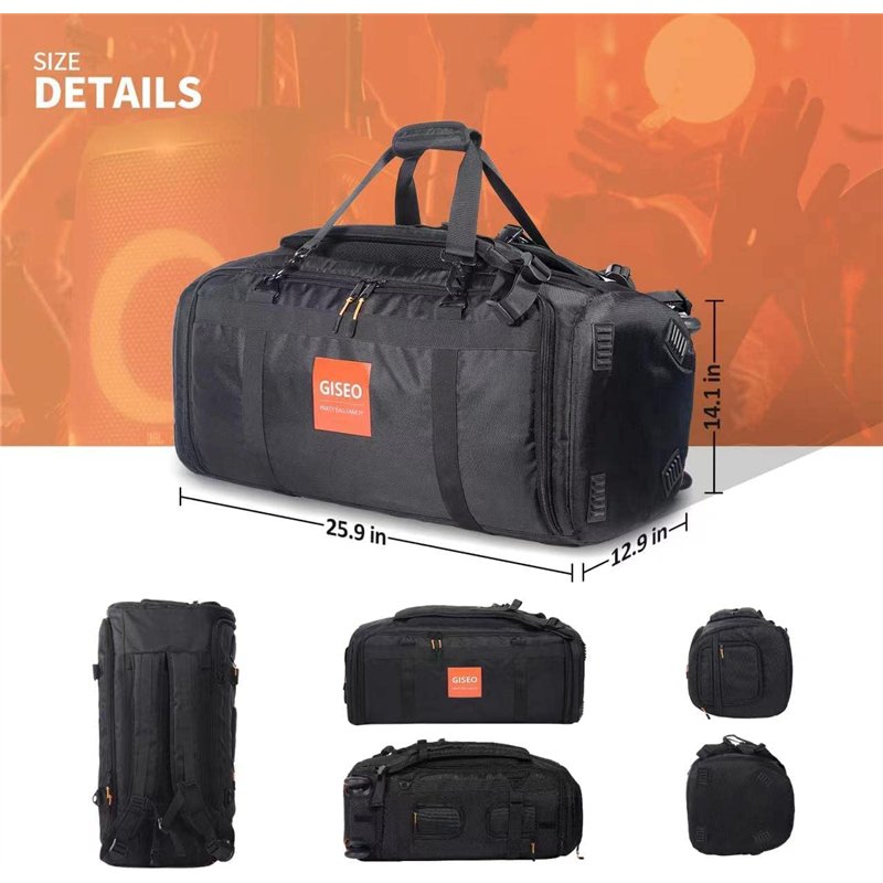 Image secondaire de Sac de Rangement Portable JBL PARTYBOX 310 - Housse de Protection et étui de Transport pour Haut-Parleur Bluetooth - Sac à Dos F