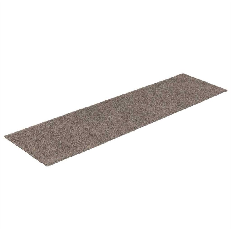 vidaXL Tapis de marche d'escalier autocollant, rectangulaire, antidérapant, pour la sécurité et la protection, tissu aiguilleté
