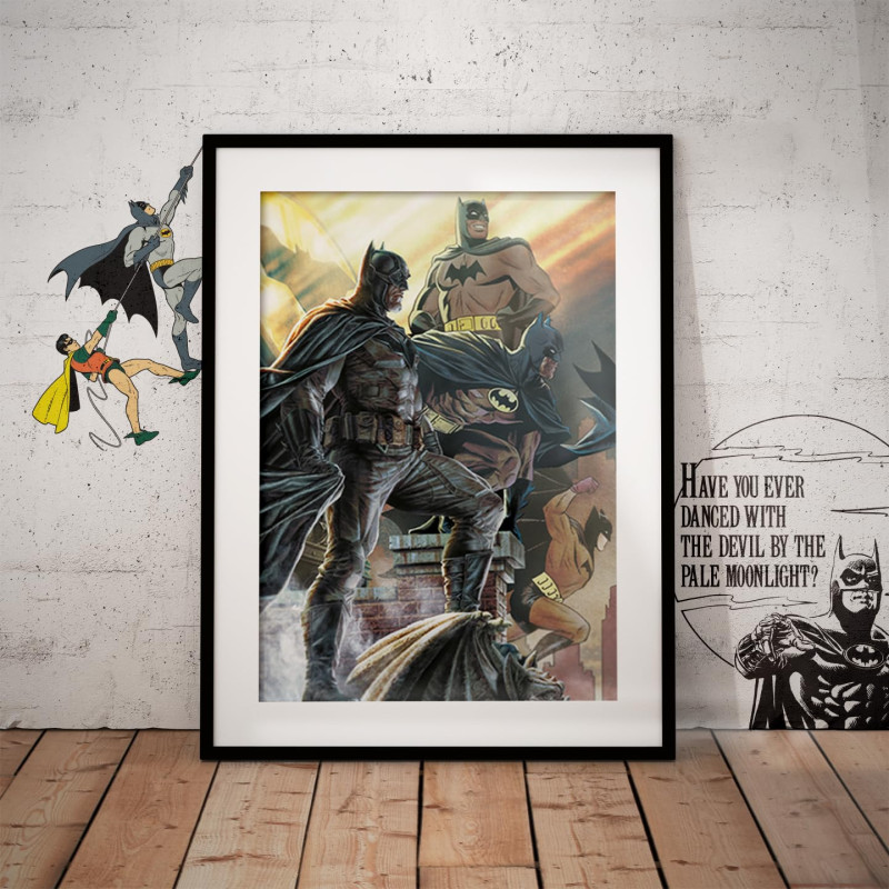 Image secondaire de FaNaTtik Impression artistique Batman édition limitée 85e anniversaire