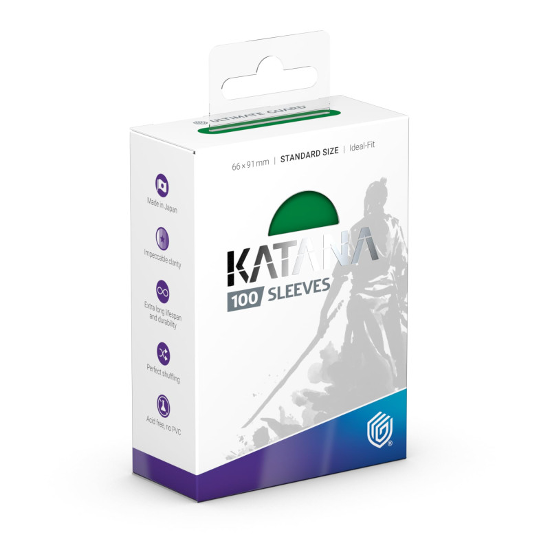 Image secondaire de Ultimate Guard Sleeves - Standard Sized - Katana - Jade Garden (100)