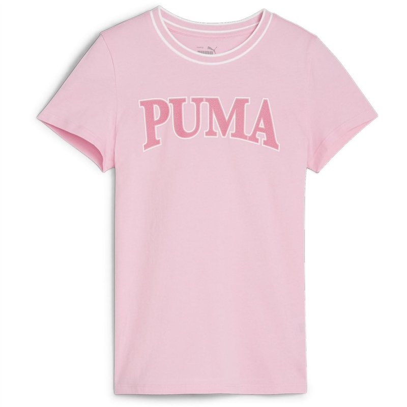 PUMA T-Shirt à Manches Courtes pour Enfant Squad Rose - Marque EAN : 4099686769246 - Taille 9-10 Ans