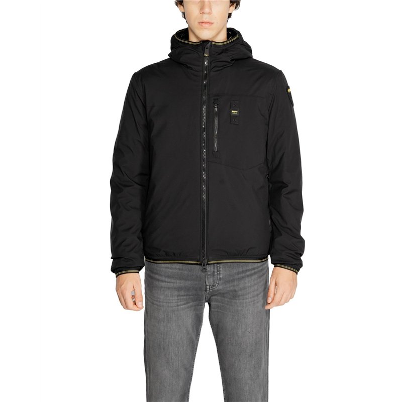 Blauer Veste zippée à capuche noire unie - Vestes, Noir, XXL