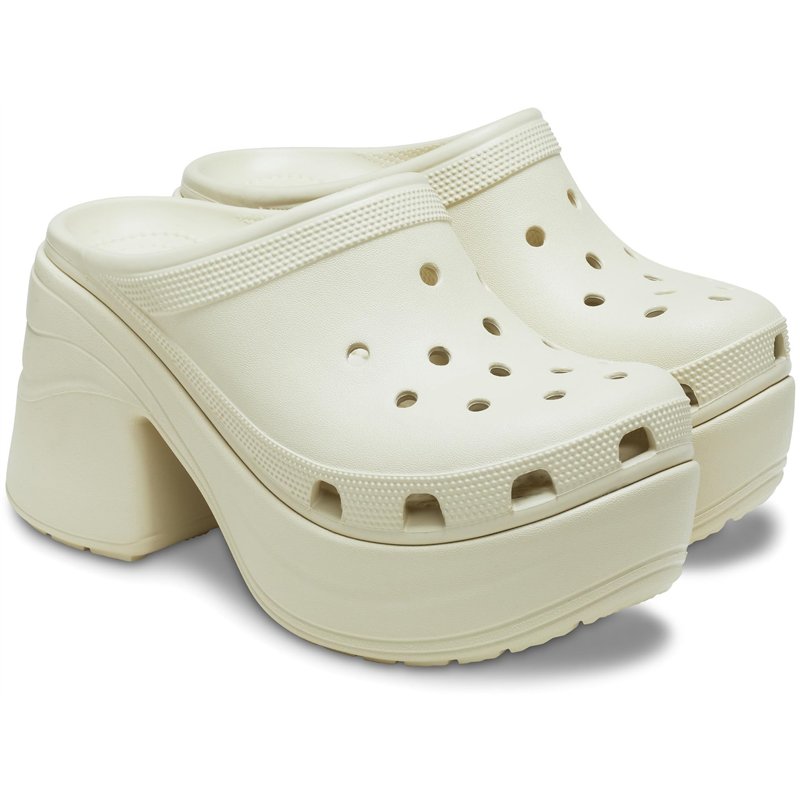 Crocs Siren Clog Women White Sandals - EUR 38-39